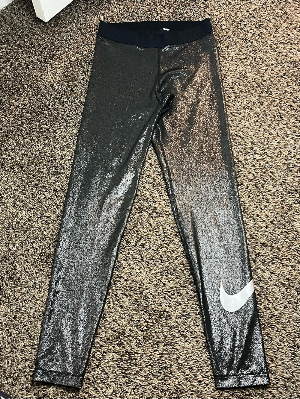 Nike Pro Dri-FIT Leggings & Compression Shorts Bundle | Gray & Black - Picture 6 of 15